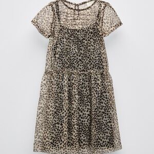 Brand new leaooard print girls Zara dress